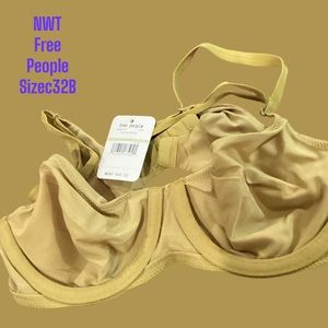 NWT Free People Green Bra 32B